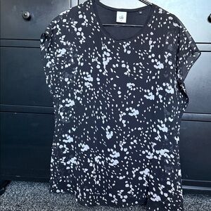 Cabi cosmos night sky  Black and White Women's Top